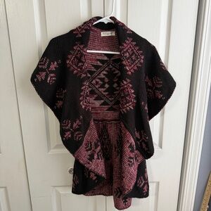 Studio JPR Aztec southwestern  cardigan vest